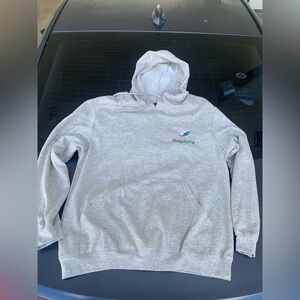 Y2K Miami Dolphins grey hoodie Size L #NFL #dolphins